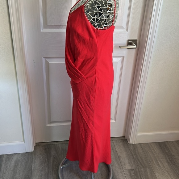 NICHOLAS Vibrant Red Asymmetrical Dress - Picture 8 of 8
